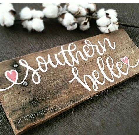Southern Signs Southern Belle Southern Farmhouse Farmhouse Signs