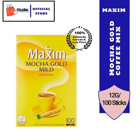 Maxim Mocha Gold Coffee Mix 100 Sticks Shopee Philippines
