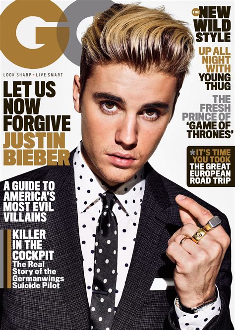 Photos Justin Biebers Gq Cover Shoot Gq