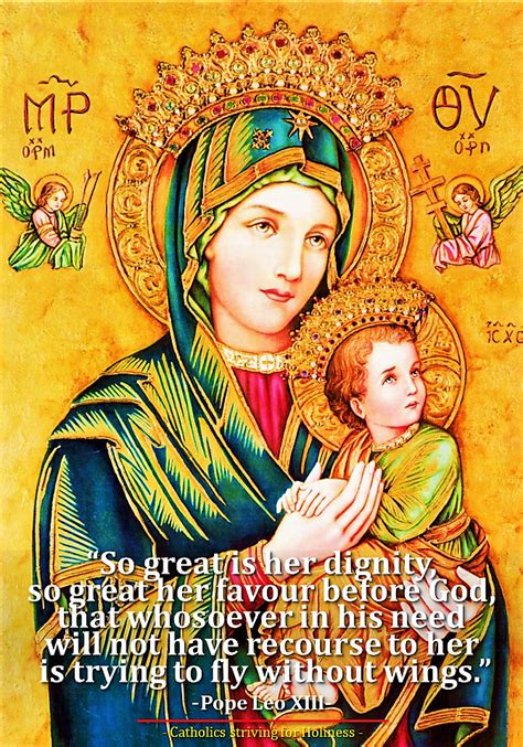 Mother Of Perpetual Help Pray For Us We Love You Blessed Mother