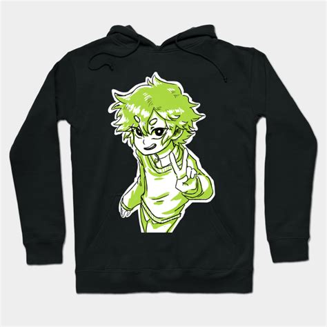 Green Boy Anime Hoodie Teepublic