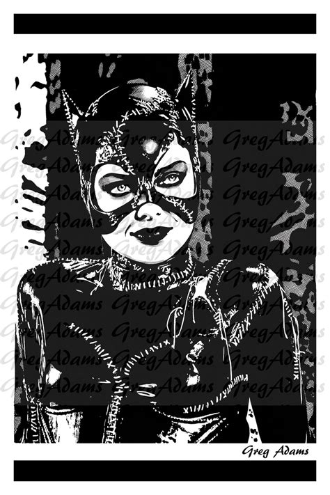 Catwoman 12 X 18 Michelle Pfeiffer Batman Returns Etsy 日本