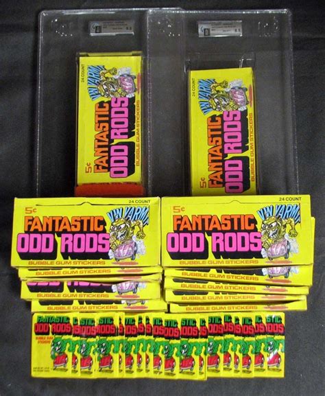 Lot Detail 1973 Donruss Fantastic Odd Rods Group Of 12 Full Wax Boxes