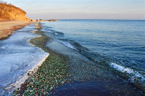 discover russia s stunning glass beach at ussuri bay tim s weird and wonderful world