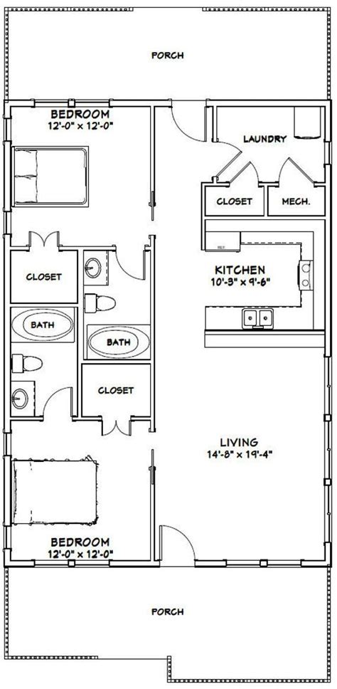 1 bedroom house plans south africa beautiful 5 bedroom house. 28x40 House 2-Bedroom 2-Bath 1120 sq ft PDF Floor | Etsy ...