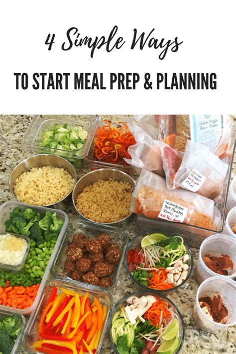 4 Simple Ways To Start Meal Prep And Planning Meal Plan Addict