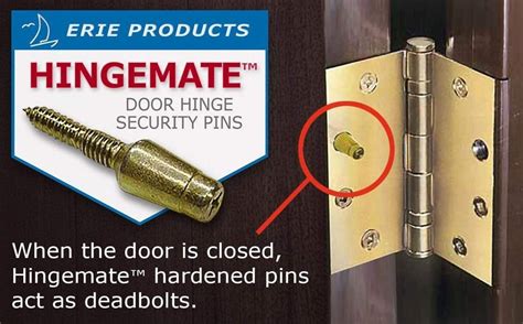 Door Hinge Security Pins Screws Stud 3 Pack Kit Etsy