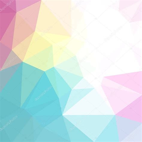 Light Pastel Color Vector Low Poly Crystal Background Polygon D