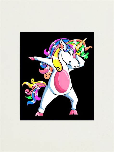 Rainbow Dabbing Unicorn T Shirt Unicorn Squad Party Ts