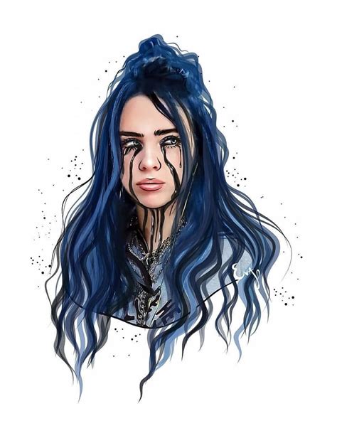 Billie Eilish Wallpaper Green Hair Smiling All Are Here