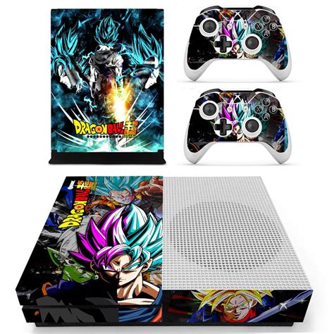 Hot Dragon Ball Vinyl Decal For Xbox One Slim S Console Sticker 2pcs