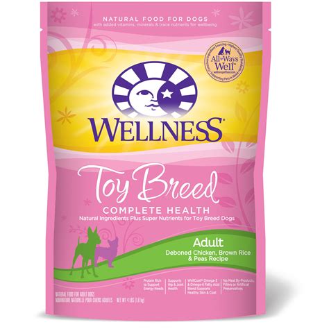 Wellness complete health super5mix large breed puppy, 15 lb. Wellness Toy Breed Complete Health Chicken Brown Rice ...