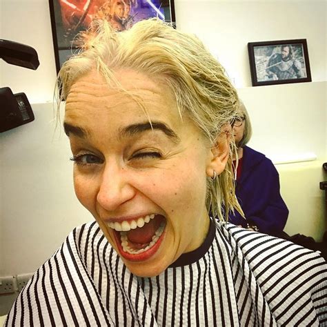 Westeros Meets The Real World Emilia Clarke Goes Bleach Blond Just
