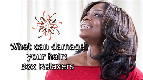 Use a little bit of sunscreen on your scalp line to avoid burning and damaging of hair roots. What can damage your hair: Box relaxers - YouTube
