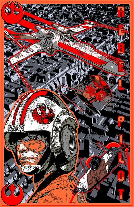 Star Wars Rebel Pilot John Jones Paintings And Prints Entertainment