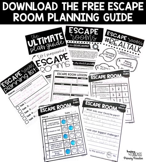 Printable Escape Room Activity Answer Key The Ultimate Solution Guide