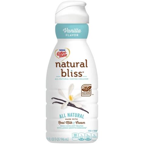 Check spelling or type a new query. Coffee Mate Natural Bliss Vanilla Coffee Creamer - 1qt ...