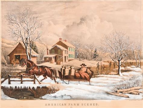 Nathaniel Currier Nathaniel Currier American Farm Scenes Colored