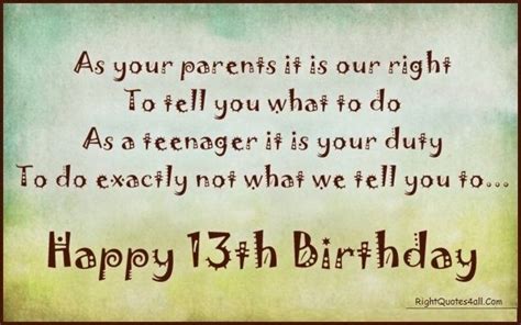 100 Best Happy 13th Birthday Wishes Quotes Status Greetings