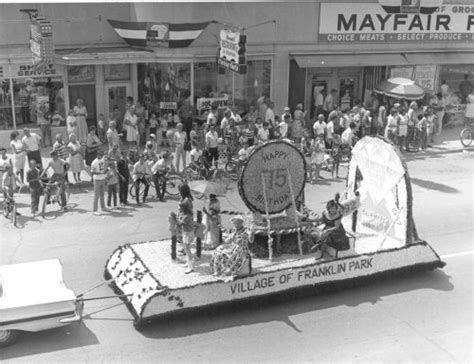 A Float From The 75th Anniversary Jubilee Parade Franklin Park