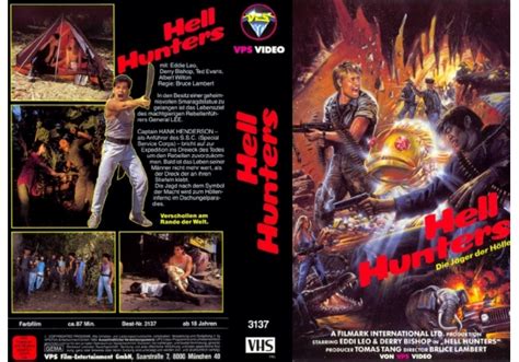 Hell Hunters On Vps Video Germany Vhs Videotape