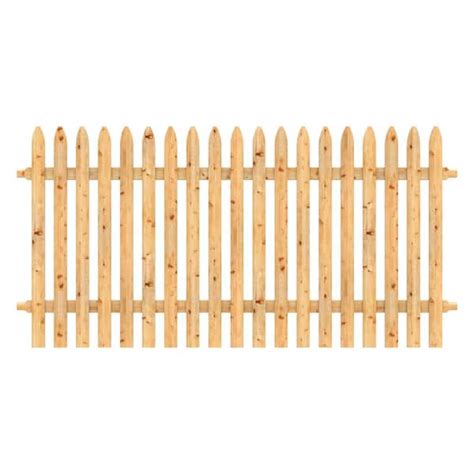 Have A Question About Outdoor Essentials Ft X Ft Cedar Doweled Spaced Picket Fence Panel