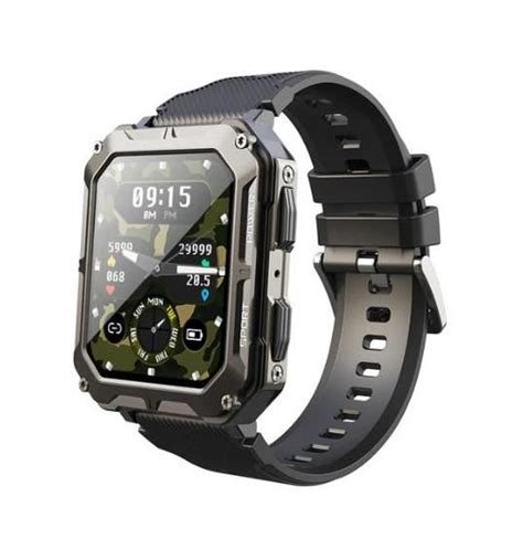 Smartwatch Militar Skmei Anti Shock C20 Pro Ip68 3atm Bt Call Black