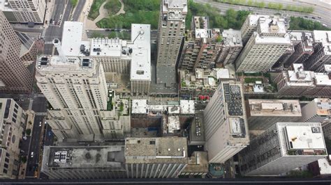 Aerial View Looking Down On Skyscrapers Stock Photo Image Of Height