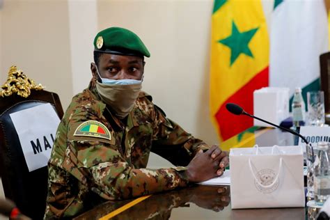 Nouveau Président Du Mali Le Colonel Assimi Goïta Assure Que Le Mali