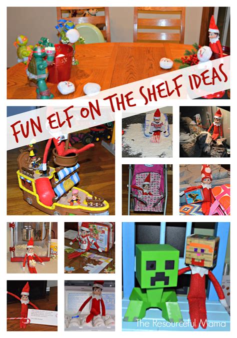 Fun Elf On The Shelf Ideas The Resourceful Mama