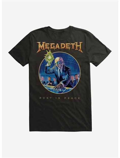 Megadeth Rust In Peace T Shirt Black Hot Topic