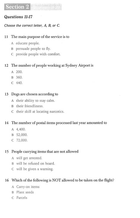 Ielts Listening Sample Test 2 With Script And Answers British Council