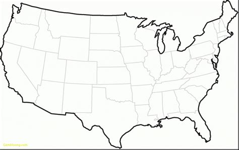 Maps Of The United States Blank Us Map Black Borders Printable Us Maps
