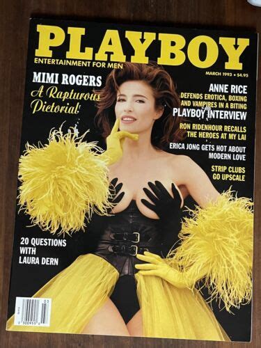 Playboy March Mimi Rogers Anne Rice Laura Dern Kimberly Donley