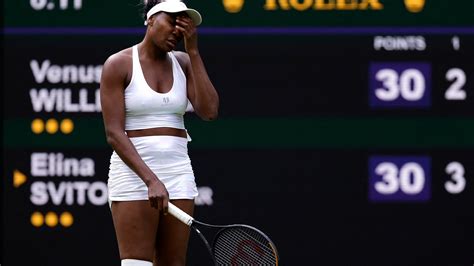 After A Fall Venus Williams Is Eliminated On Wimbledons First Day The New York Times