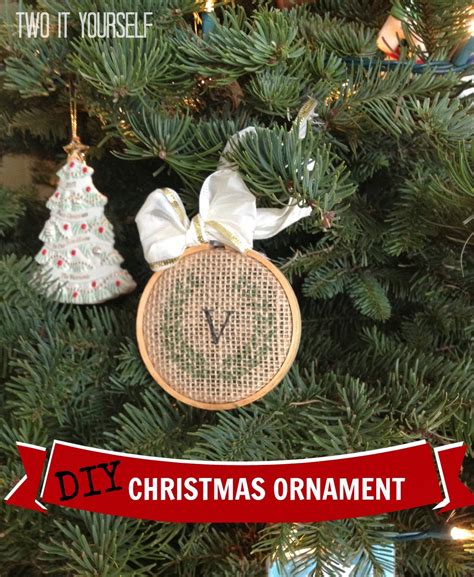 Two It Yourself 10 Minute Diy Christmas Ornaments