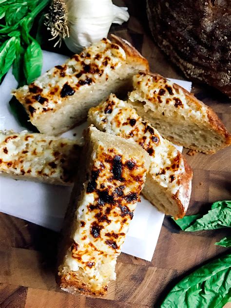 Cats that are curious may get into a trash can and eat food, or lick napkins that have traces of garlic. Sourdough Garlic Bread - Three Olives Branch