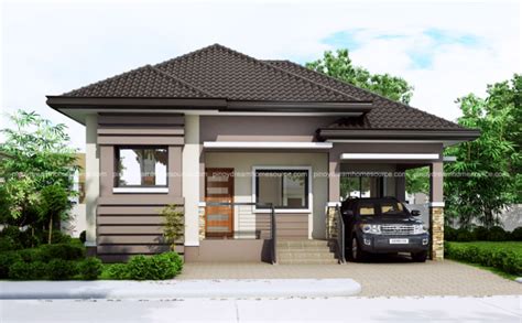 One Story Small Home Plan With One Car Garage Amazing Architecture