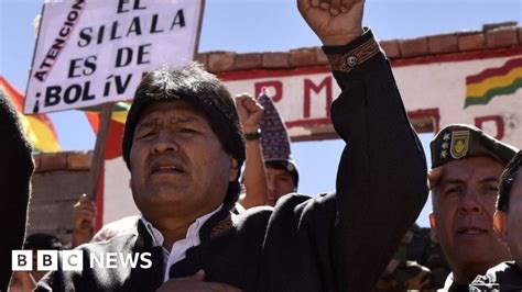 Bolivian President Evo Morales Says Chile Base Is A Threat Bbc News