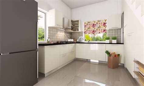 More images for modular l shaped kitchen design with window » Buy Mildred L-Shape Modular Kitchen online in India ...