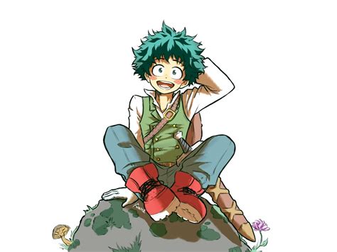 Download Wallpaper 1400x1050 Cute Kid Izuku Midoriya Curious