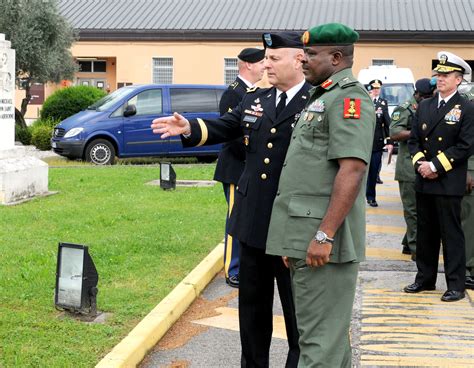 He is a graduate of the nigerian defence academy, armed forces command and staff college and nigerian army school of infantry. Nigeria Chief of Army Staff visits USARAF | Chief of Army ...