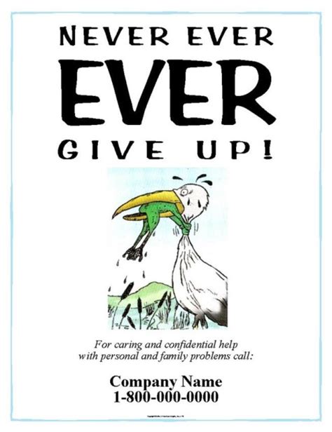 Never Ever Ever Give Up Poster 179
