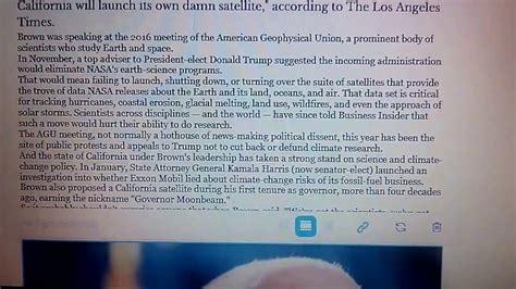 Jerry Brown If Trump Turns Off The Satellites California Will Launch