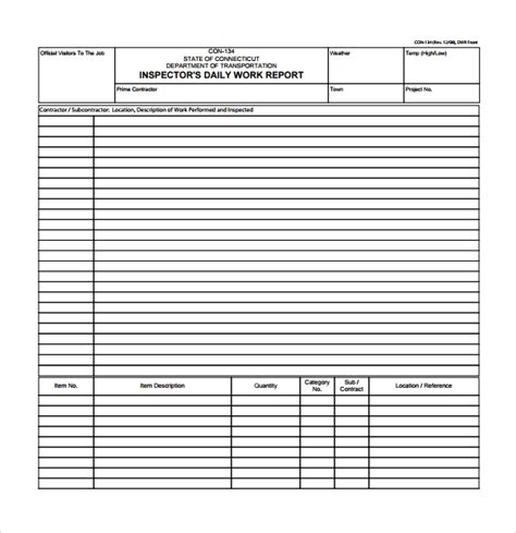 Sample Daily Work Report Template 16 Free Documents In Pdf