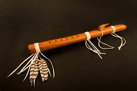 Primitive Antique Native American Flute Stock Photo Download Image