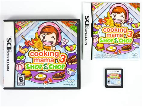 cooking mama 3 shop and chop nintendo ds retromtl