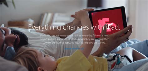 Apple Debuts Change Everything Ipad Ad Campaign And Website To