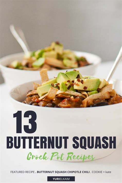 Looking for healthy crock pot recipes? 13 Healthy Butternut Squash Crock Pot Recipes | Yuri Elkaim