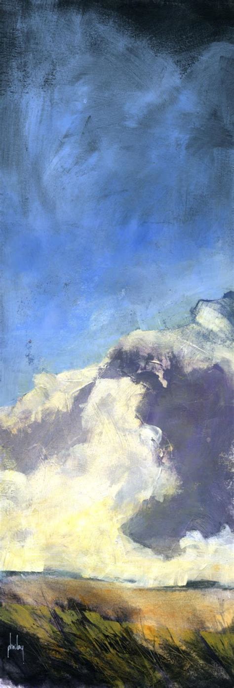 Semi Abstract Landscape Original Painting Winter Prospect